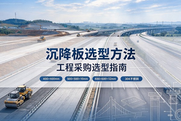 龙州沉降板选择方法