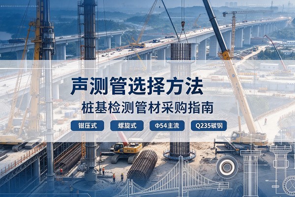 龙州声测管选型标准