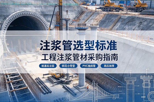 龙州注浆管选型标准