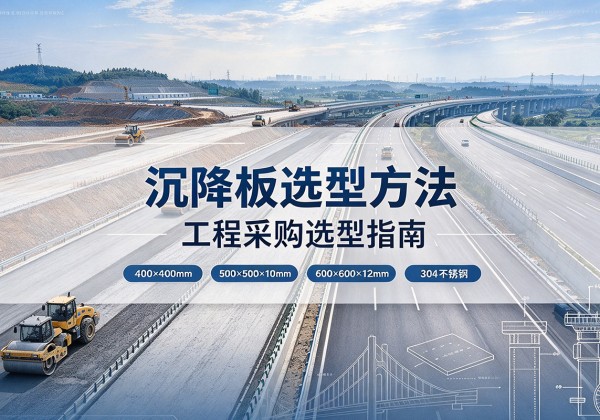 龙州沉降板选择方法